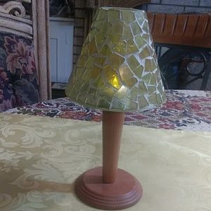 Small mosaic lamp